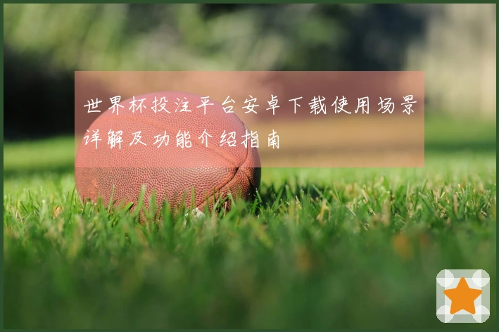 世界杯投注平台安卓下载使用场景详解及功能介绍指南