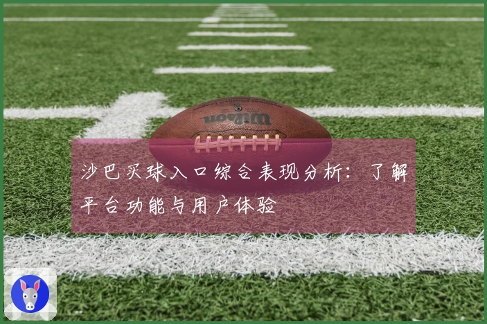 沙巴买球入口综合表现分析：了解平台功能与用户体验